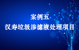 漢壽垃圾滲濾液處理項目