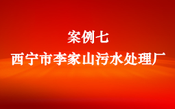 西甯市李家山污水處理廠